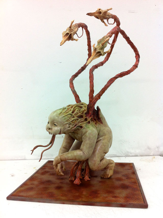 Illustration for article titled A 1:1 Scale Statue Of A Dead Space Monster. Hide Your Dog, Hide Your Kids.